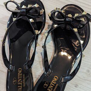 Valentino Rubber Jelly Rockstud Sandals